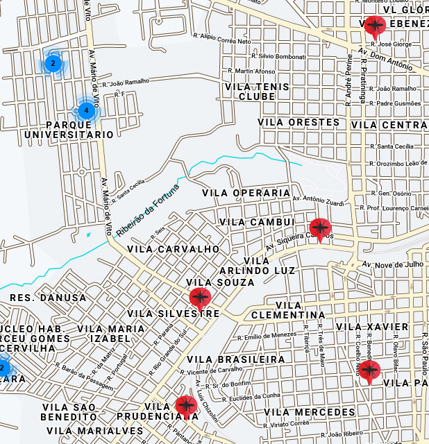 Mapa Dengue